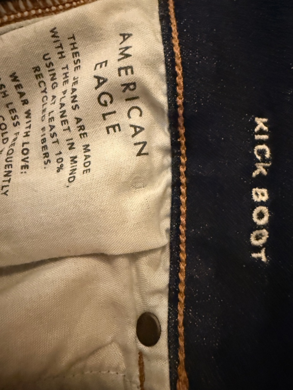 American Eagle Dark Wash Jeans Size 8